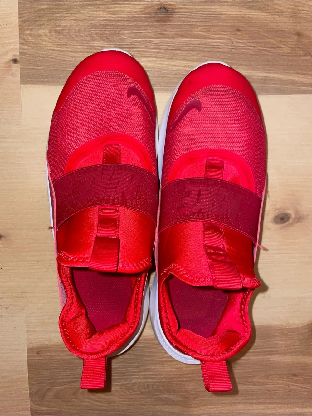 Nike Kids Slip-On Sneakers in Red, Black, Gray, White